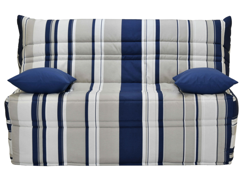 CHRISTIANA Essentiel - Banquette BZ convertible couchage en 140 cm tissu coloris au choix